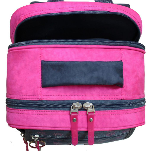 Рюкзак школьный Отличник 20 л. серый Полосатый котенок -
                                                        Фото 4