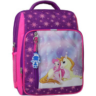 Рюкзак школьный Школьник 8 л. фиолетовый Винкс принцесса