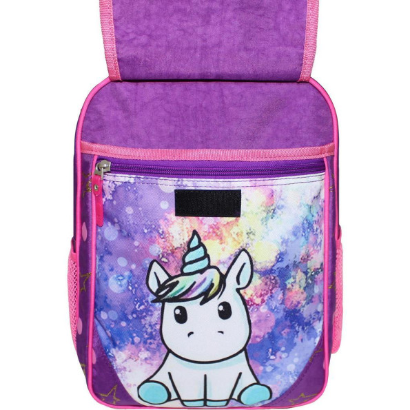 Рюкзак школьный Отличник 20 л. фиолетовый Единорожек -
                                                        Фото 4