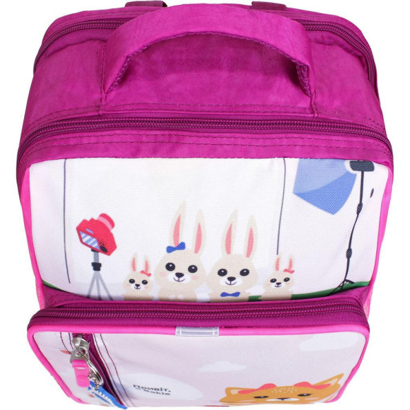 Рюкзак школьный Школьник 8 л. малиновый Бекки -
                                                        Фото 4