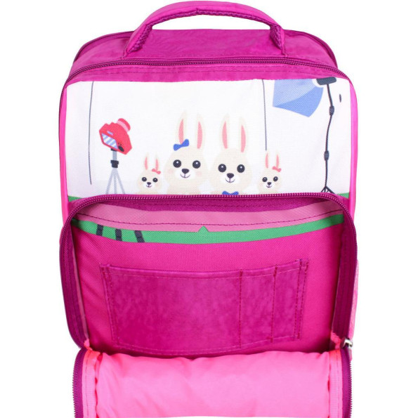 Рюкзак школьный Школьник 8 л. малиновый Бекки -
                                                        Фото 5