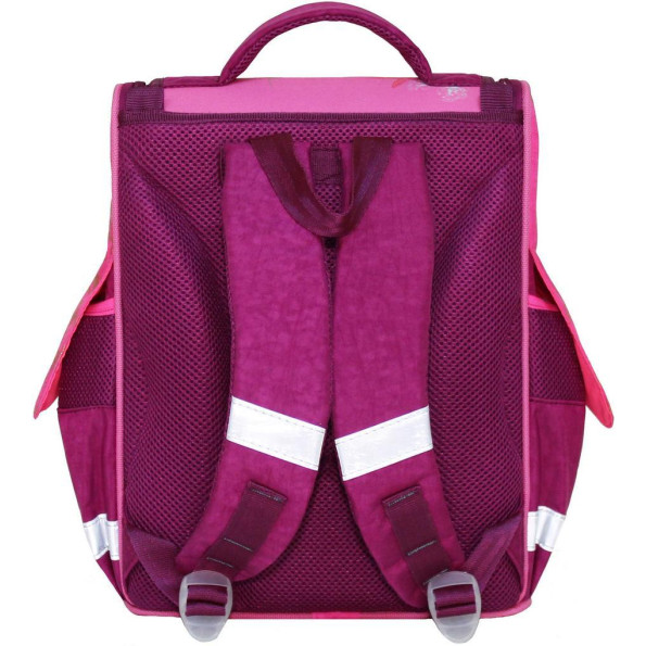 Рюкзак школьный каркасный с фонариками Успех 12 л. малиновый Фея -
                                                        Фото 2