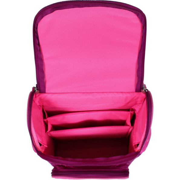 Рюкзак школьный каркасный с фонариками Успех 12 л. малиновый -
                                                        Фото 6