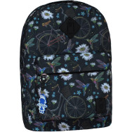 Рюкзак Молодежный (дизайн) 17 л. сублимация Цветы/Колибри