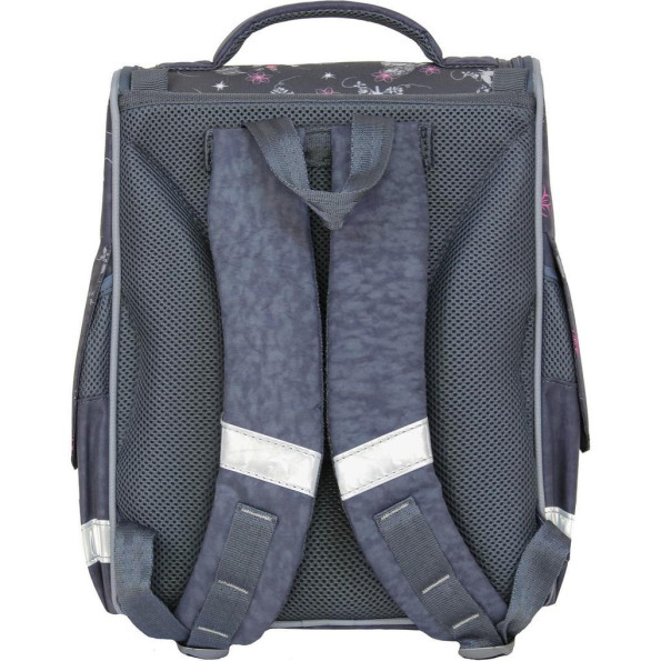 Рюкзак школьный каркасный с фонариками Успех 12 л. серый Фотоаппарат -
                                                        Фото 2