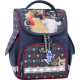 Рюкзак школьный каркасный с фонариками Успех 12 л. серый -
                                                        Фото 1