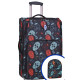 Комплект чемодан + рюкзак Неоновые черепа -
                                                        Фото 1