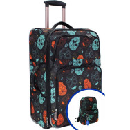 Комплект чемодан + рюкзак Черепа