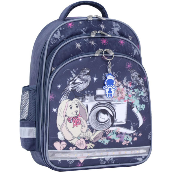 Рюкзак школьный Mouse серый Фотоаппарат -
                                                        Фото 6