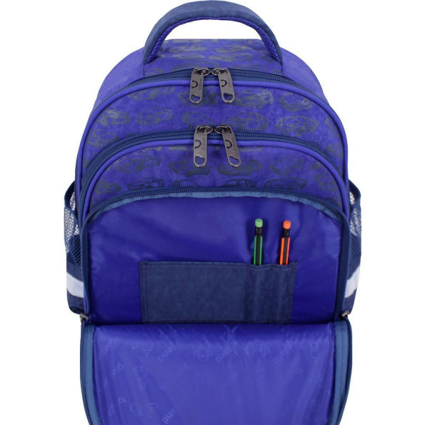 Рюкзак школьный Mouse синий Скорость -
                                                        Фото 5