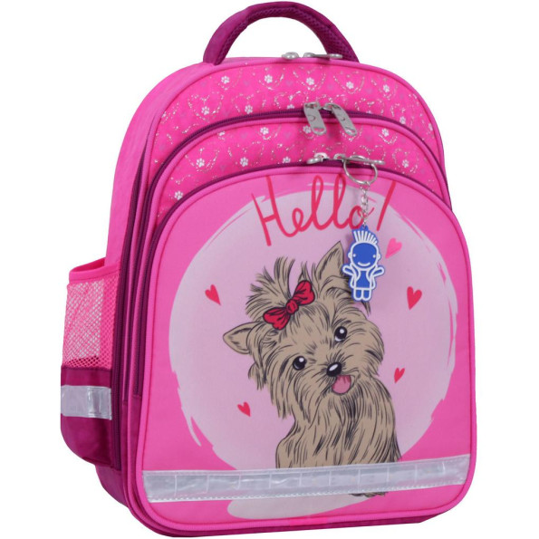 Рюкзак школьный Mouse малиновый Йорк -
                                                        Фото 6