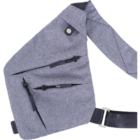 Сумка-мессенджер Triangle 3 л. сіра -
                                                        Фото 3