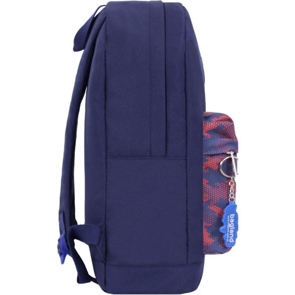 Рюкзак Молодежный 17 л. темно-серый Милитари красное -
                                                        Фото 2