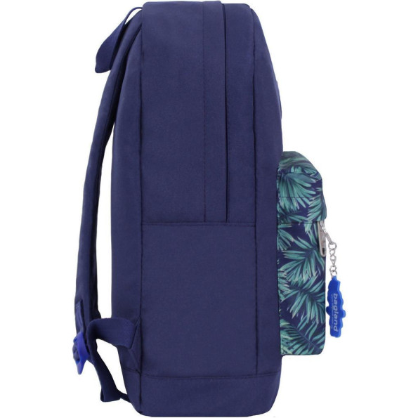 Рюкзак Молодежный 17 л. темно-синий Листья -
                                                        Фото 2