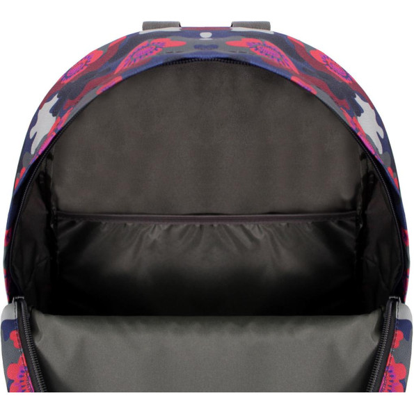 Рюкзак Молодежный (дизайн) 17 л. сублимация Милитари/Цветы -
                                                        Фото 4