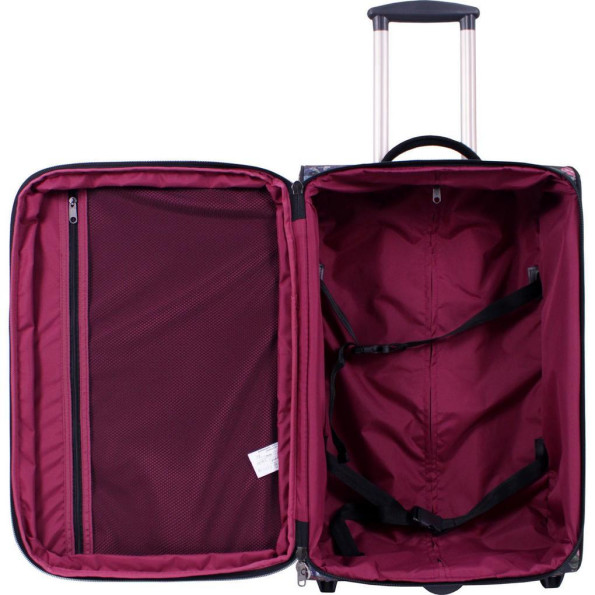 Валіза Леон середня дизайн 51 л. сублімація Єнот -
                                                        Фото 5