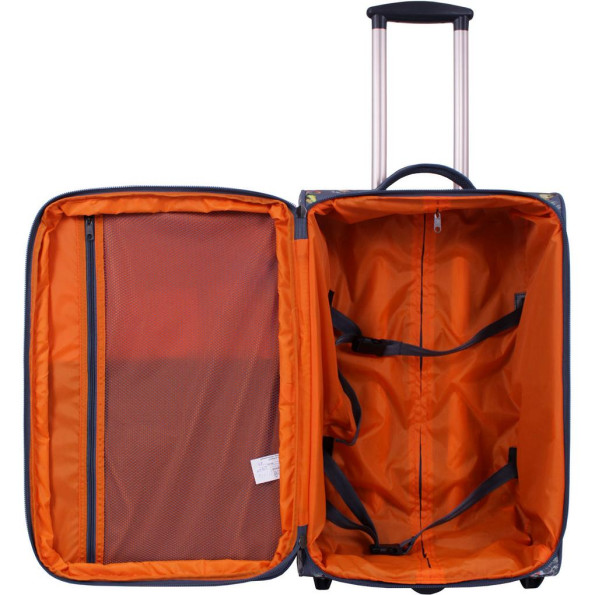 Валіза Леон середня дизайн 51 л. сублімація Птахи зимою -
                                                        Фото 5