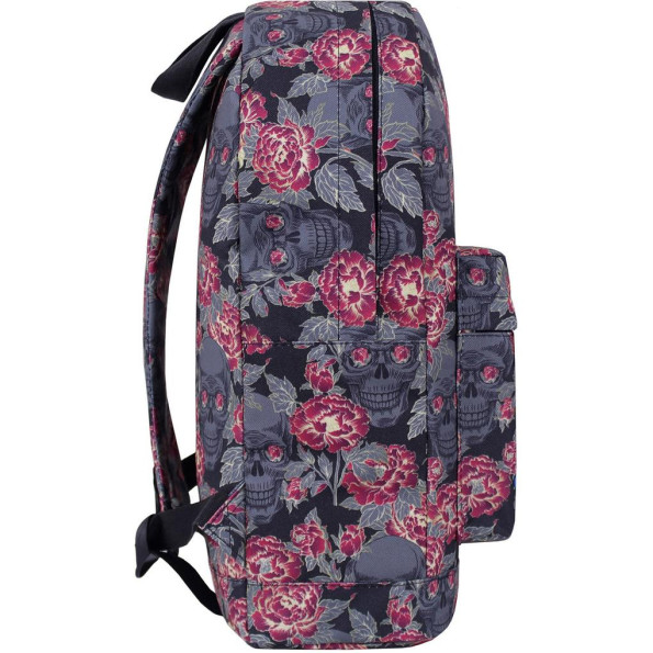 Рюкзак Молодежный 17 л. сублимация Череп/Розы -
                                                        Фото 2