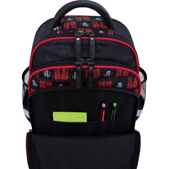 Рюкзак школьный Mouse черный Граффити -
                                                        Фото 5