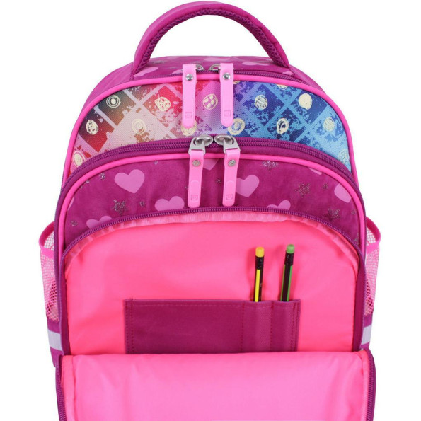 Рюкзак школьный Mouse фиолетовый Единорожек -
                                                        Фото 5