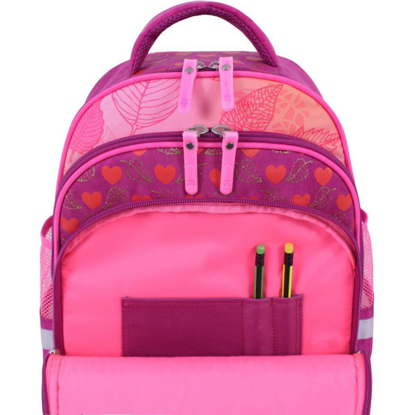 Рюкзак школьный Mouse малиновый Лис в очках -
                                                        Фото 5