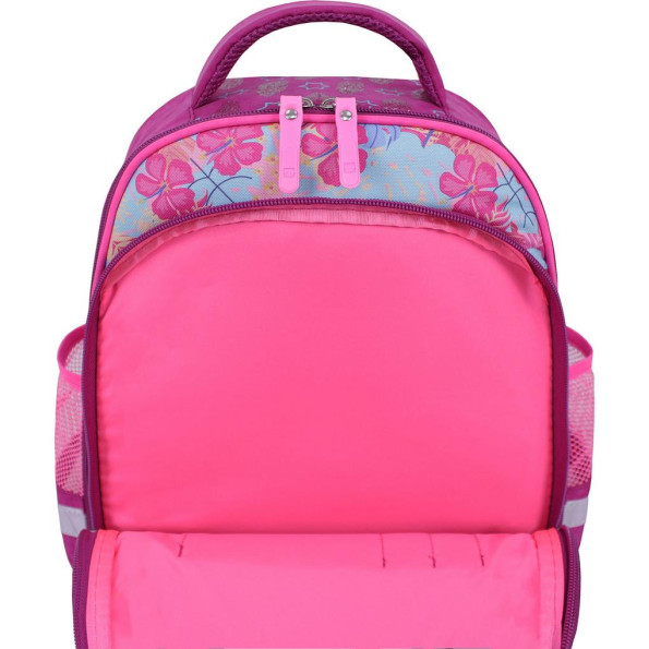 Рюкзак школьный Mouse малиновый Сова в очках -
                                                        Фото 4