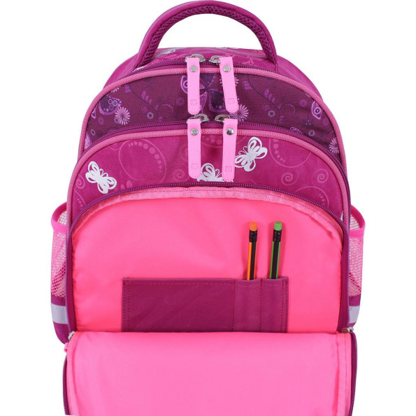 Рюкзак школьный Mouse малиновый -
                                                        Фото 5