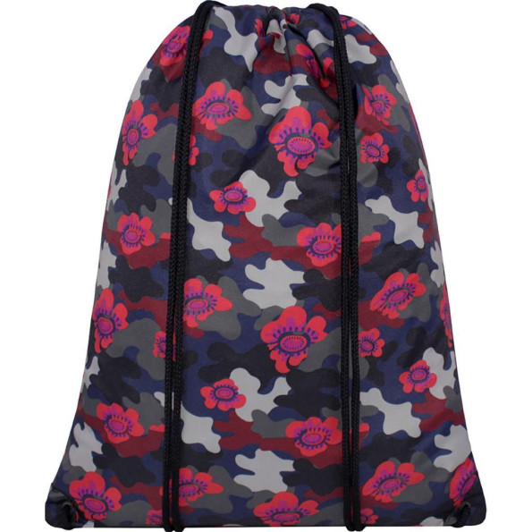 Рюкзак Котомка 8 л. сублимация Милитари/Цветы -
                                                        Фото 2