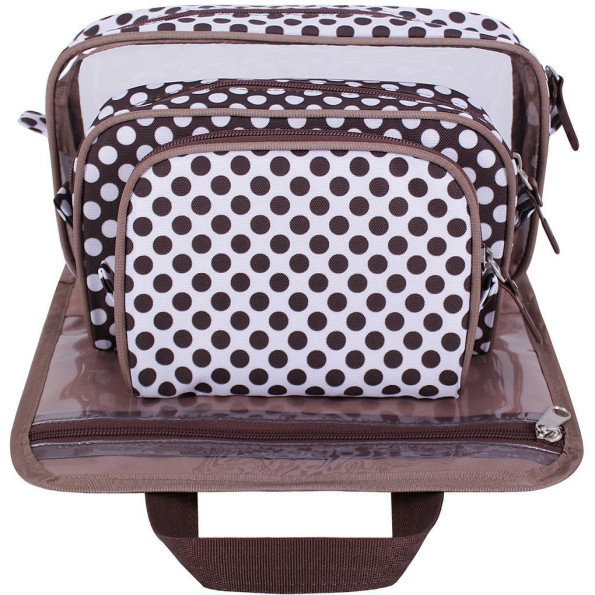Косметичка Lollipop 4 л. сублимация Горох коричневый -
                                                        Фото 4