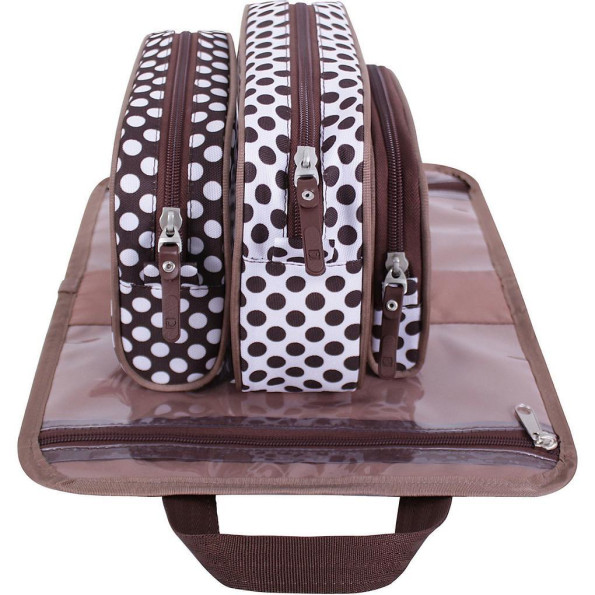 Косметичка Lollipop 4 л. сублимация Горох коричневый -
                                                        Фото 5