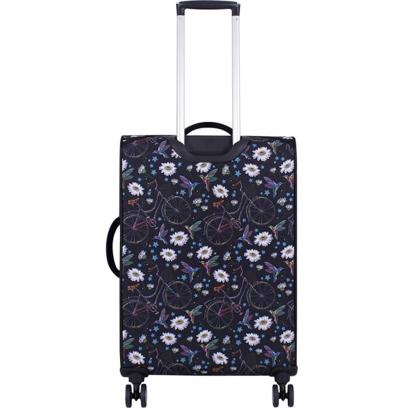 Валіза Валенсія середня дизайн 63 л. сублімація Квіти/Колібрі -
                                                        Фото 5