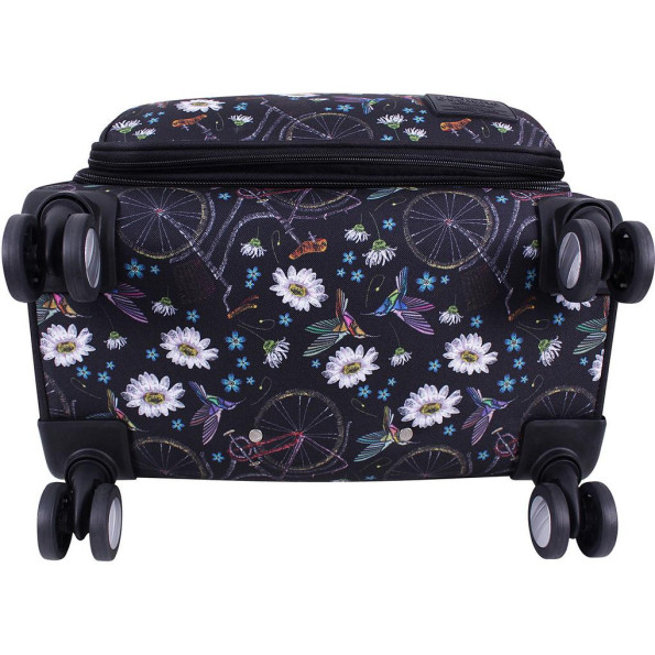 Валіза Валенсія середня дизайн 63 л. сублімація Квіти/Колібрі -
                                                        Фото 6