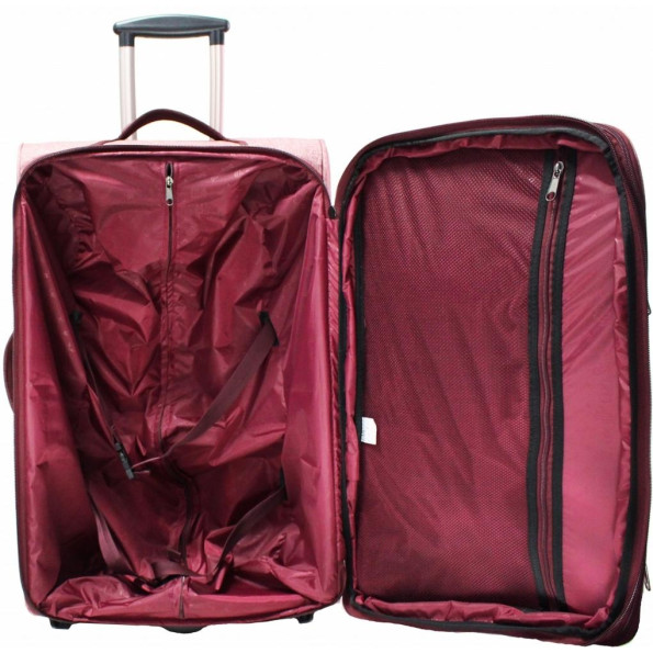 Валіза Леон велика 70 л. бордо -
                                                        Фото 4