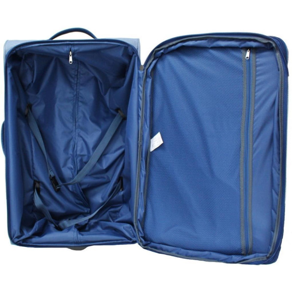 Валіза Леон велика 70 л. синя -
                                                        Фото 4