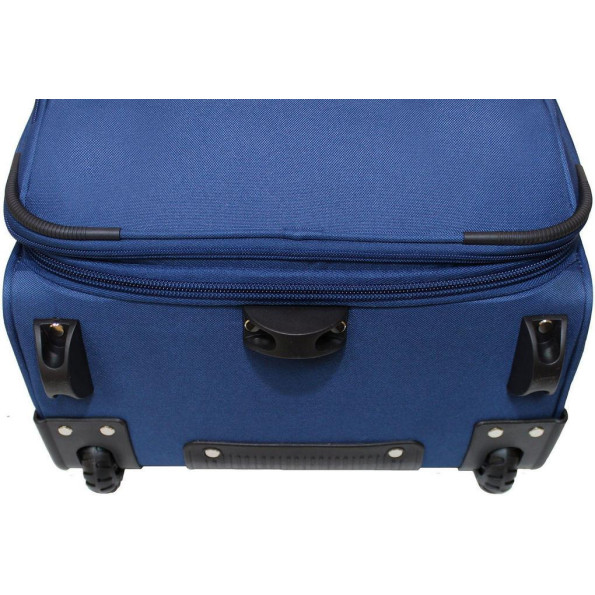 Валіза Леон середня 51 л. синя -
                                                        Фото 3