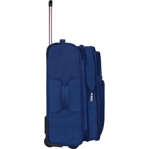 Валіза Леон середня 51 л. синя -
                                                        Фото 4