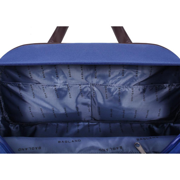Сумка дорожная Саквояж 30 л. синяя -
                                                        Фото 4