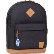 Рюкзак Молодежный (кожзам) 17 л. черный