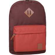 Рюкзак Молодежный 17 л. коричневый/кирпич
