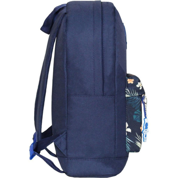 Рюкзак Молодежный 17 л. темно-серый Цветы -
                                                        Фото 2