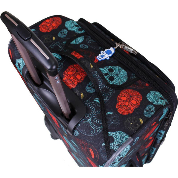 Валіза Леон велика дизайн 70 л. сублімація Черепа -
                                                        Фото 9