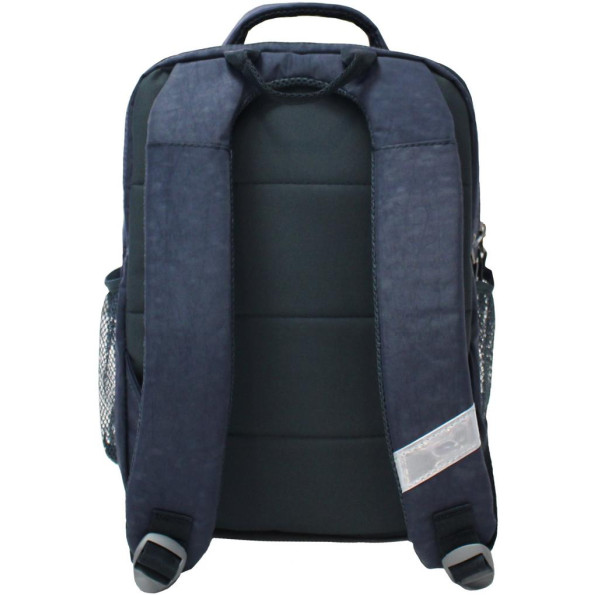 Рюкзак школьный Школьник 8 л. серый Машина на кармане -
                                                        Фото 3