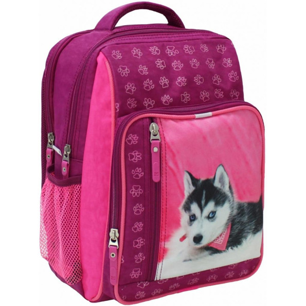 Рюкзак школьный Школьник 8 л. малина Щенок -
                                                        Фото 4