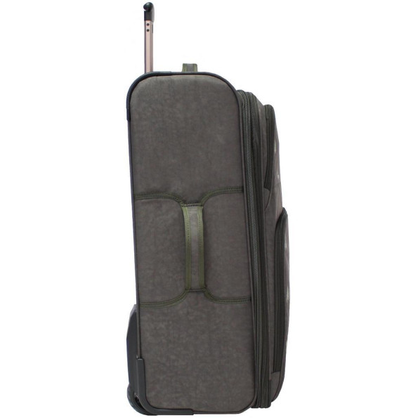 Валіза Леон велика 70 л. хакі Олені -
                                                        Фото 2