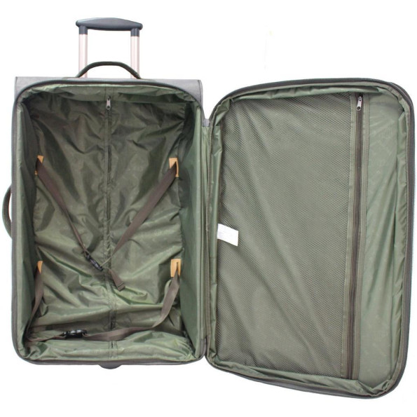 Валіза Леон велика 70 л. хакі Олені -
                                                        Фото 4