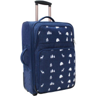 Валіза Леон середня 51 л. синя Олені