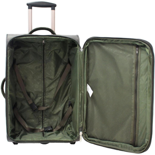 Валіза Леон середня 51 л. хакі Олені -
                                                        Фото 4