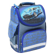 Рюкзак школьный каркасный Успех 12 л. синий