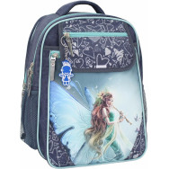 Рюкзак школьный Отличник 20 л. серый Фея