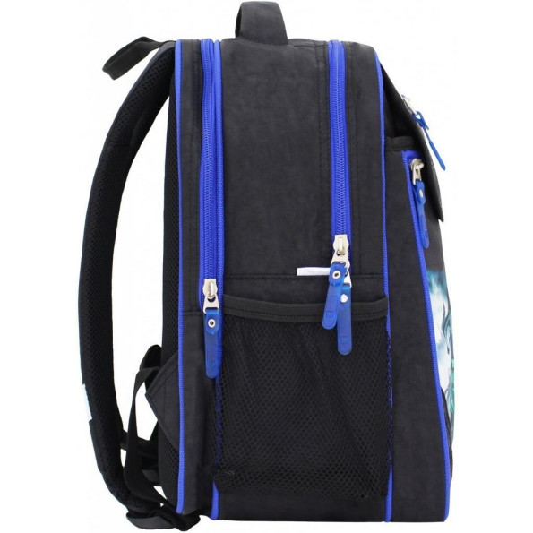 Рюкзак школьный Отличник 20 л. черный Машина -
                                                        Фото 3